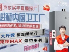 林内京东共创探厂直播，大升数燃热或成行业新标杆