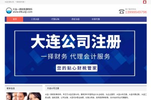 大连代理记账网站缩略图