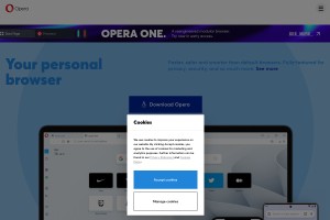 Opera网站缩略图